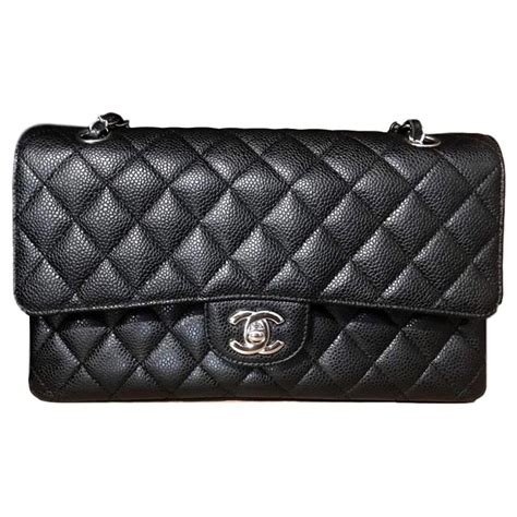 classic chanel caviar leather medium flap|Flap Bags .